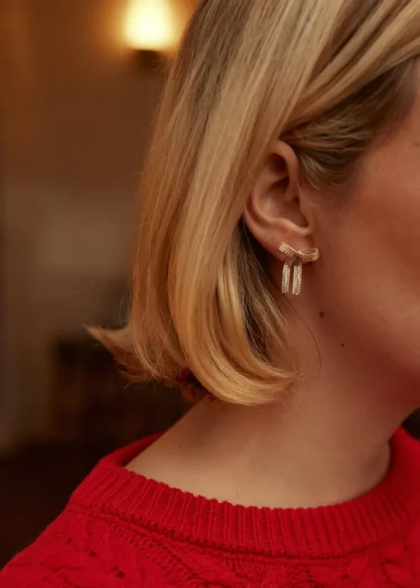 Martine Viergever Ribbon-Bon Short Single Silver Fashion