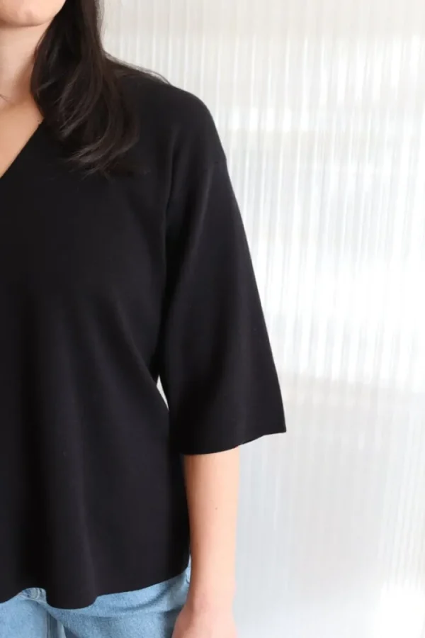 Knit-ted Robin Pullover Black Discount