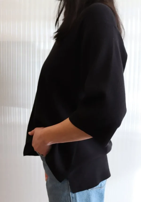 Knit-ted Robin Pullover Black Discount