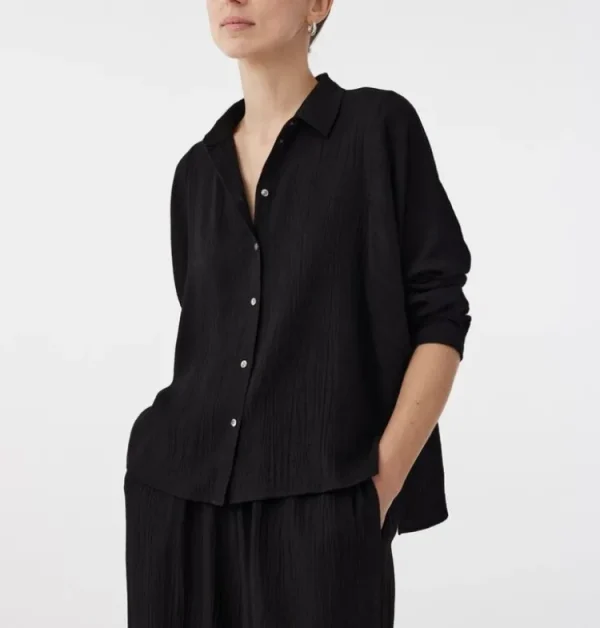 Knit-ted Rosan Blouse Black Discount
