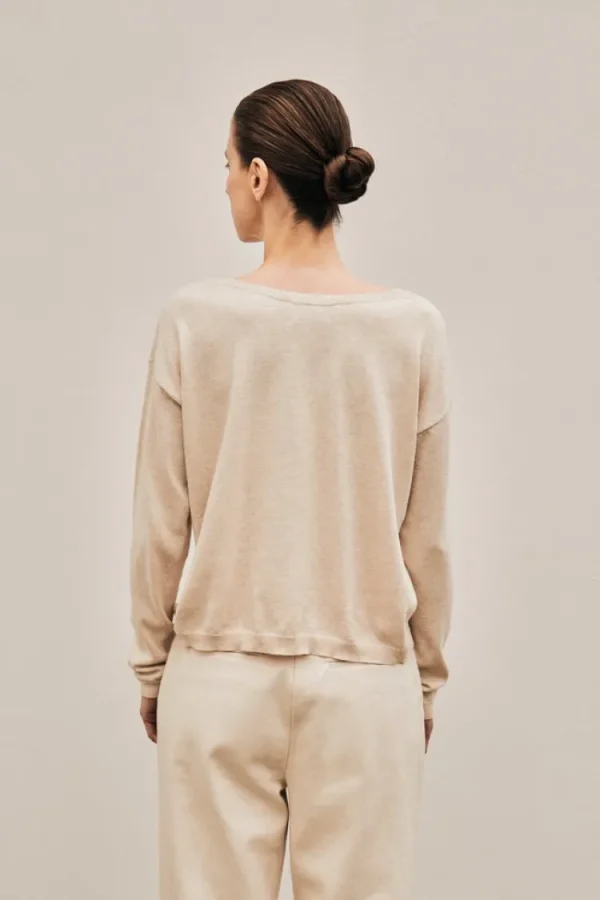 Gris Rousseau Reversible Knit Neutro Outlet