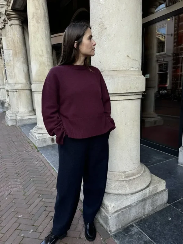 Gris Sartre Sweater Burgundy Sale