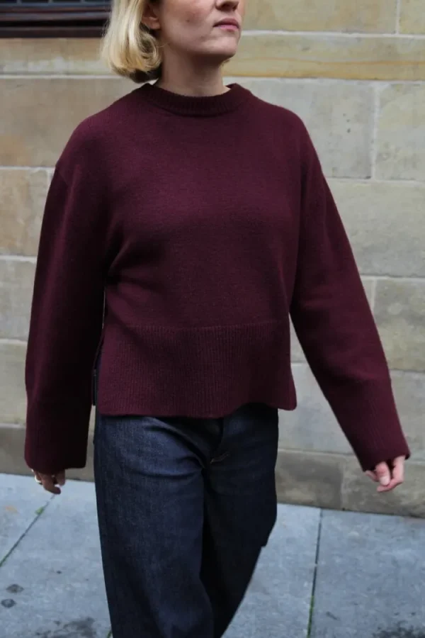 Gris Sartre Sweater Burgundy Sale