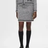 Selected Femme Sine Short Skirt Volcanic+ash+detail+birch Online