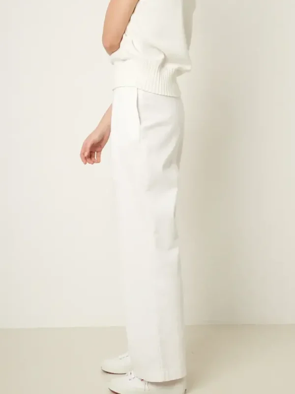 Rue Blanche Twill Lusca Pants White Hot