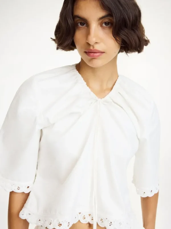 By Malene Birger Ulrikke Top Soft+White Clearance