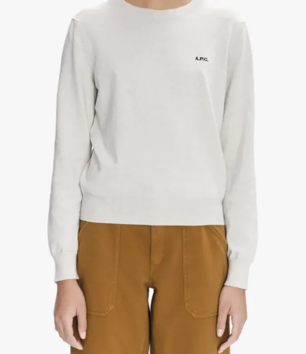 A.P.C. Victoria Pullover Ecru+Chine Outlet