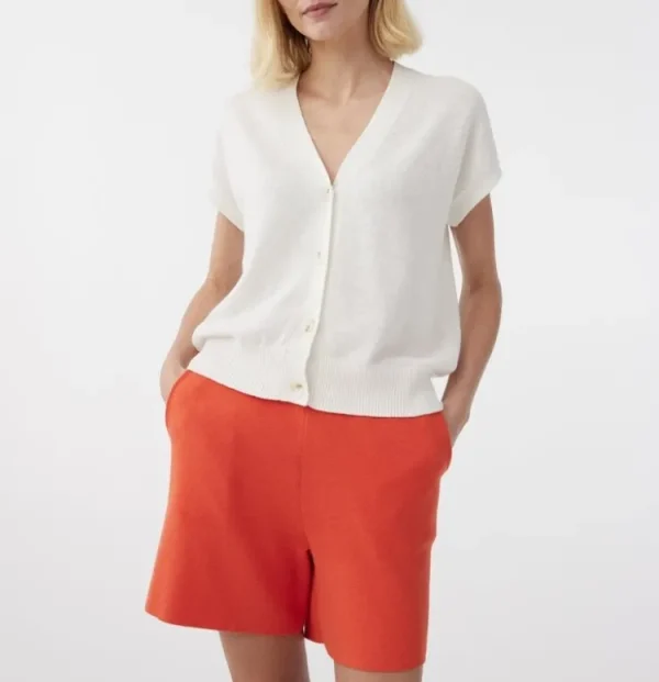 Knit-ted Yuna Cardigan Off+White Best